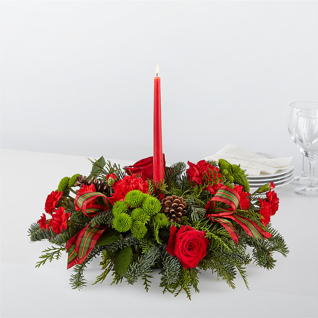 By the Candlelight Centerpiece – FLOWERSDYY, Hendersonville TN