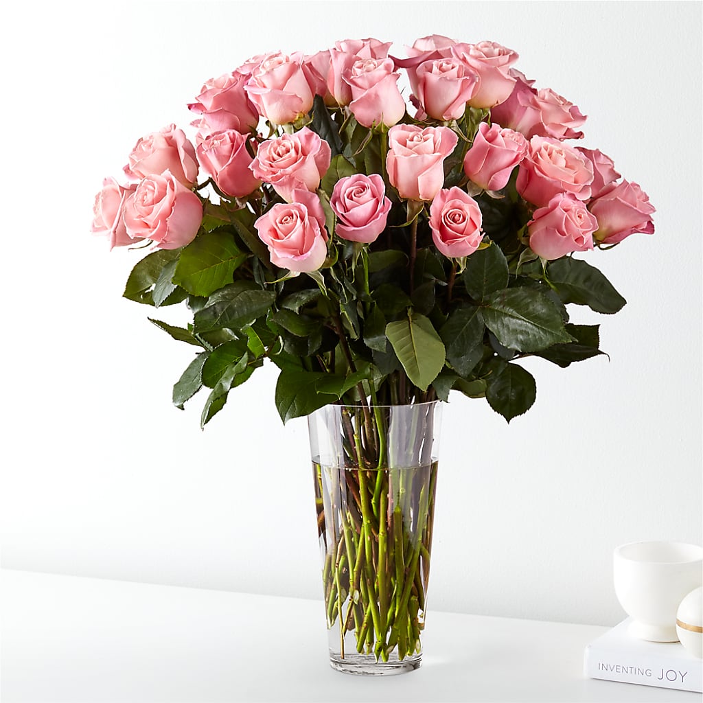 Long Stem Pink Rose Bouquet – Flowersdyy, Hendersonville TN