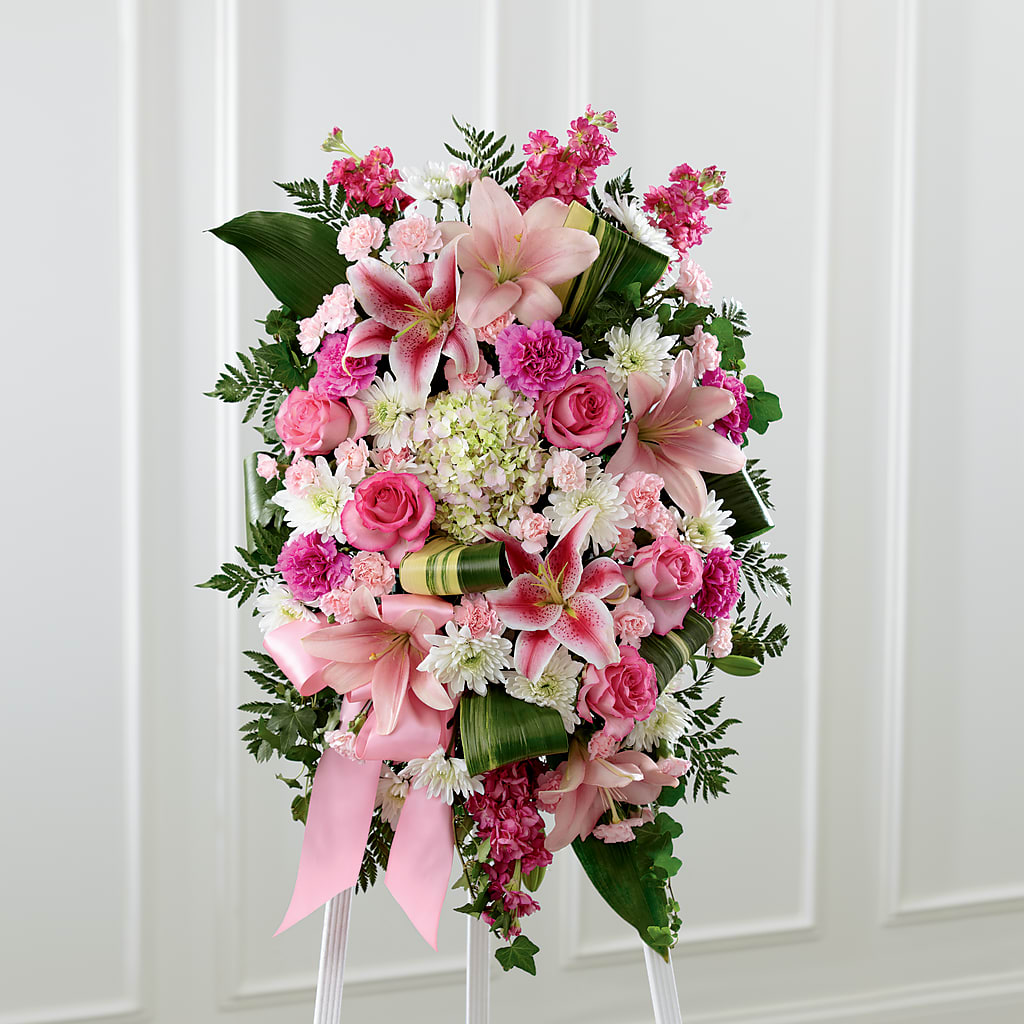 Comforting Standing Spray – FLOWERSDYY, Hendersonville TN