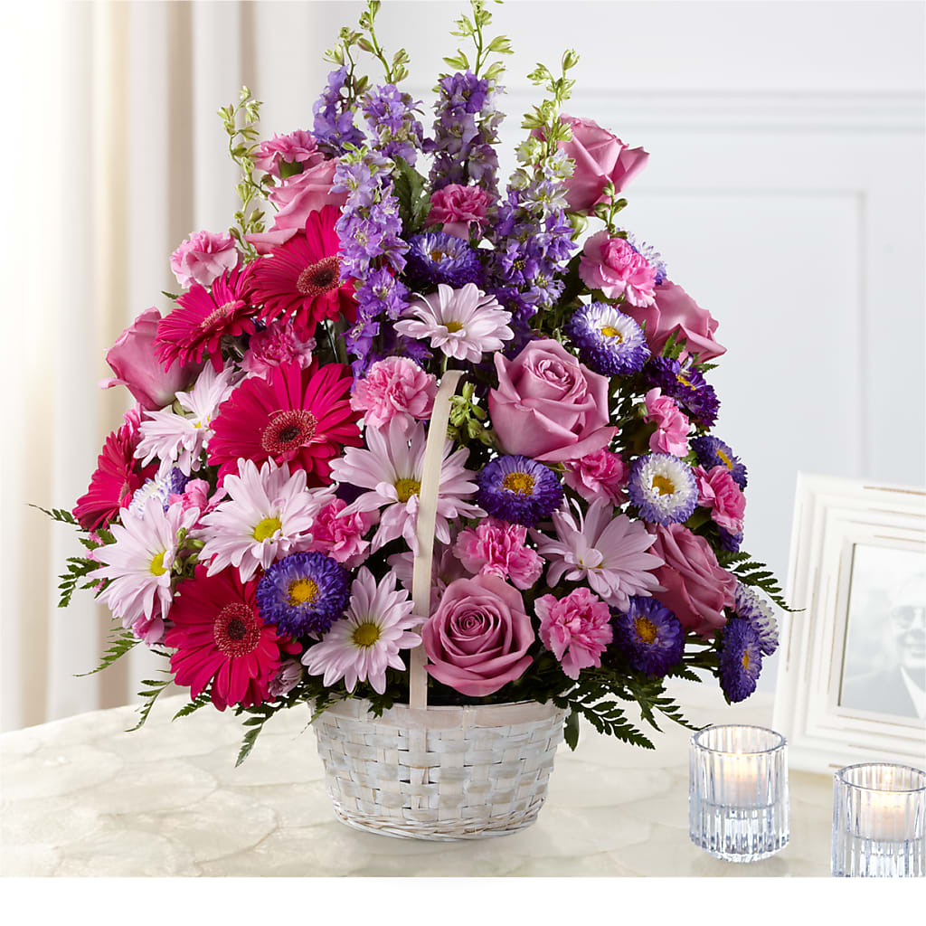 Pastel Peace Basket – FLOWERSDYY, Hendersonville TN