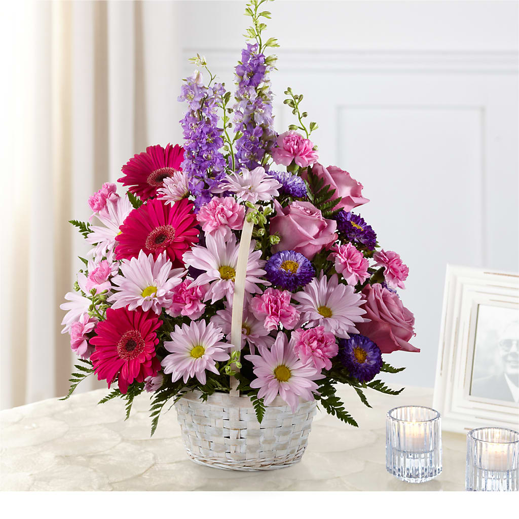 Pastel Peace Basket – FLOWERSDYY, Hendersonville TN