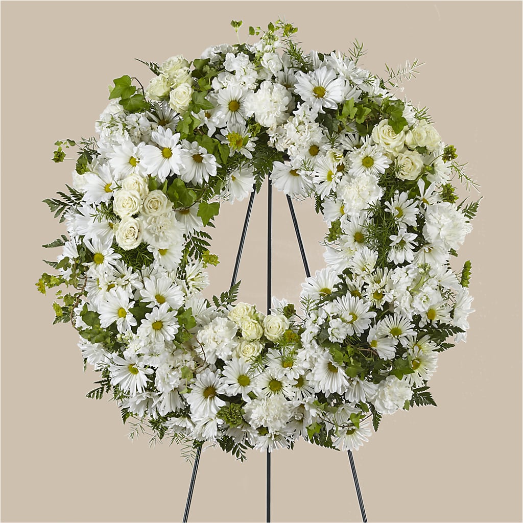 Faithful Wishes Wreath – FLOWERS D & Y, Hendersonville TN