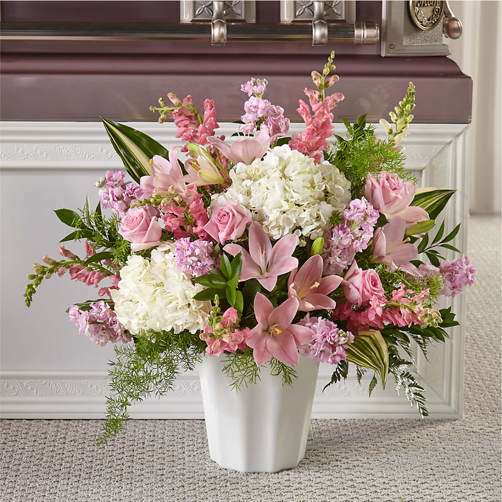 Simply Serene Floor Basket – FLOWERSDYY, Hendersonville TN