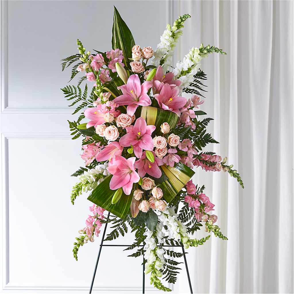 Elegant Embrace Standing Spray – FLOWERSDYY, Hendersonville TN