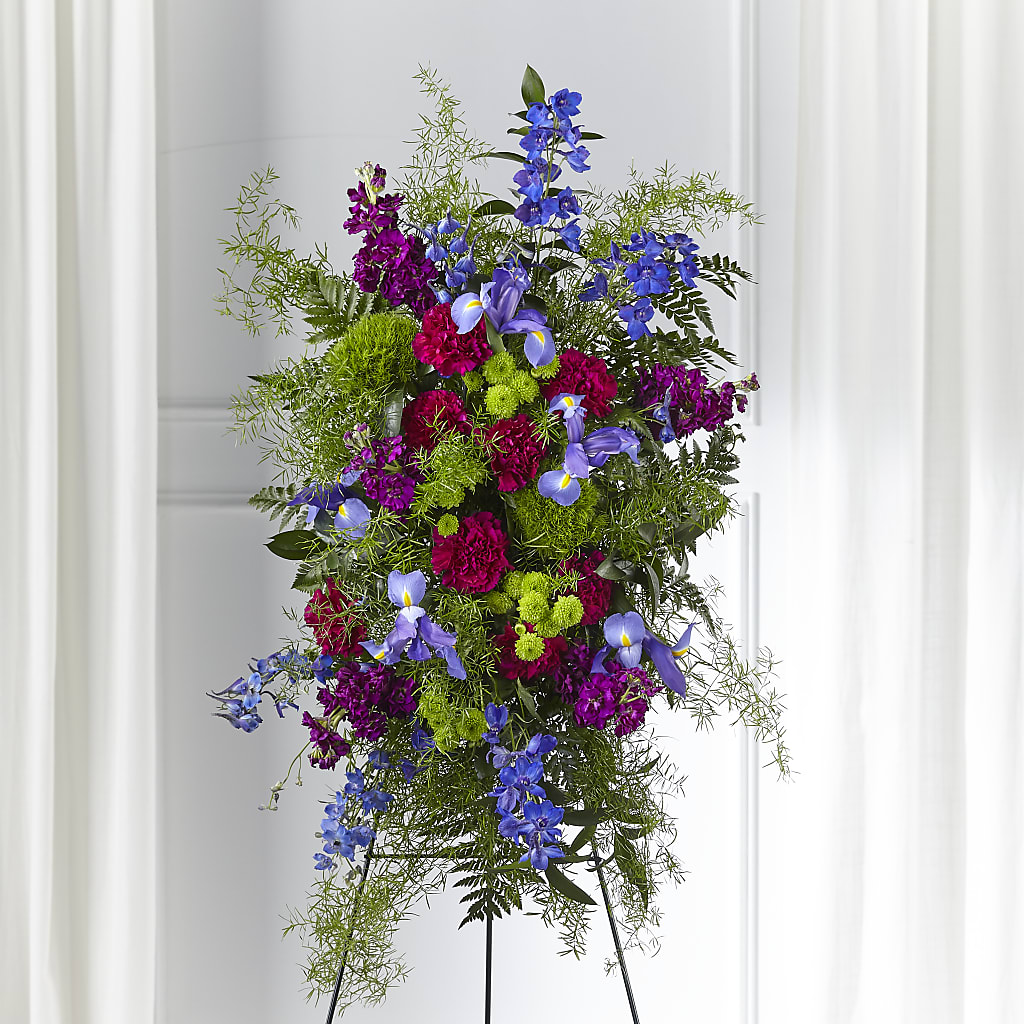 Heavenly Skies Standing Spray – FLOWERSDYY, Hendersonville TN