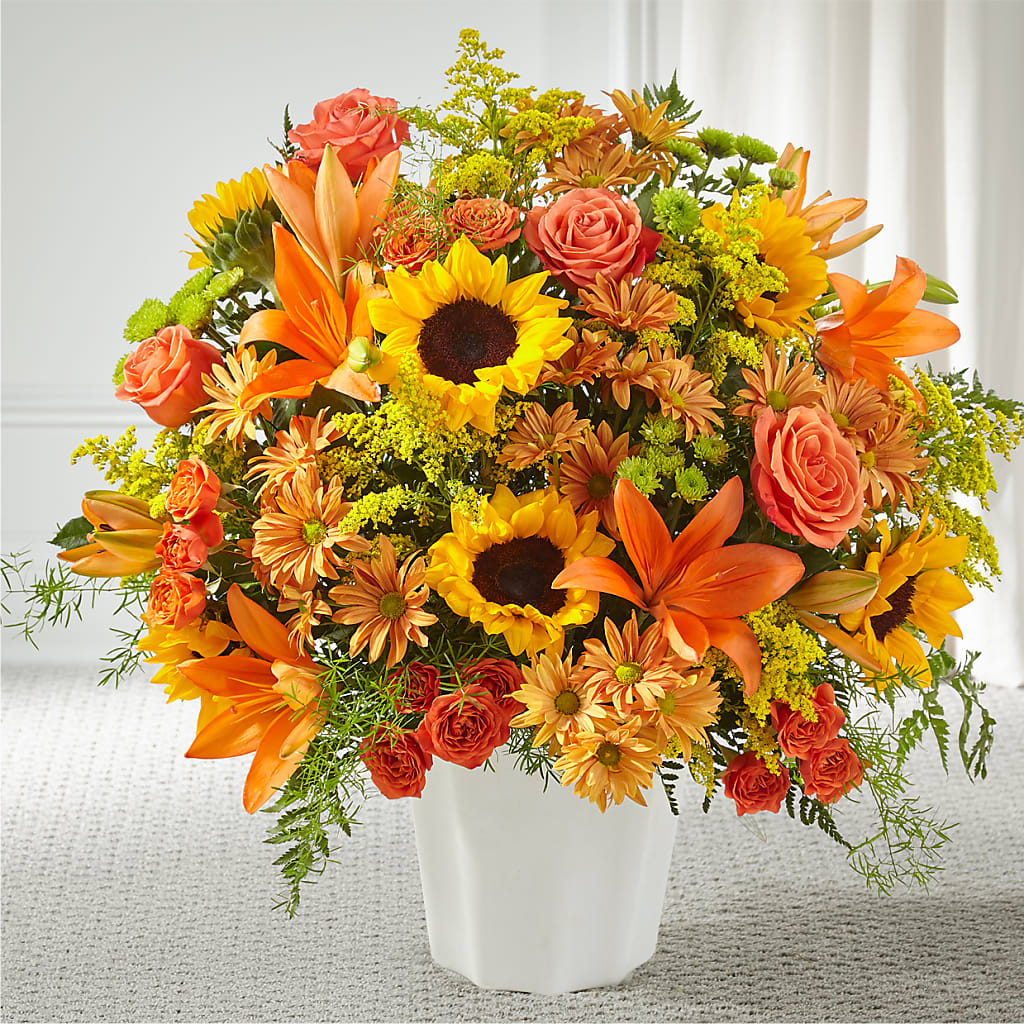 Harvest Thoughts Floor Basket – FLOWERSDYY, Hendersonville TN