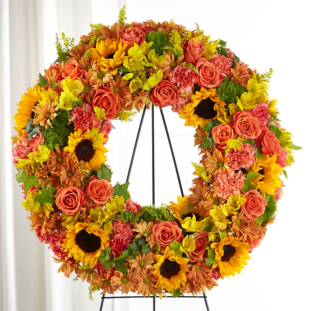 Autumnal Memories Wreath (Standard) – Flowersdyy, Hendersonville TN