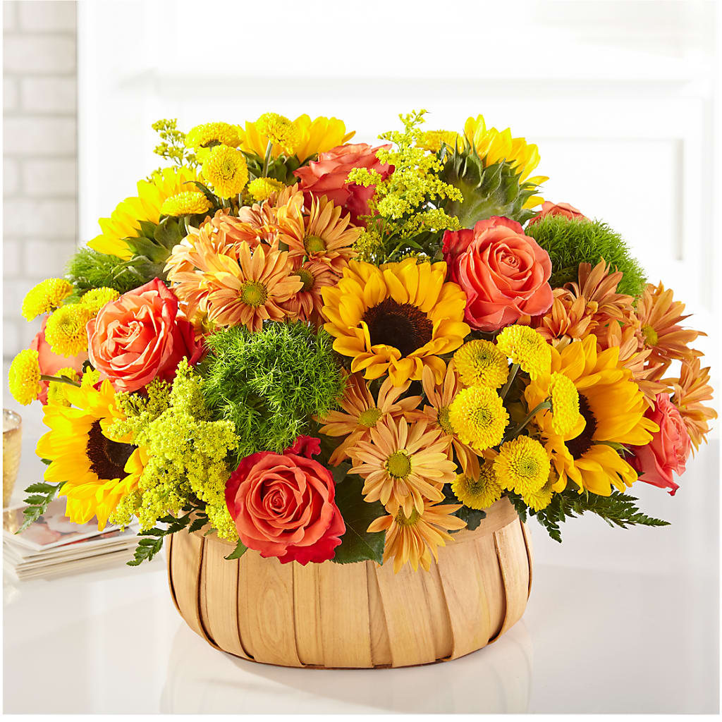 Harvest Sunflower Basket – Flowersdyy, Hendersonville TN