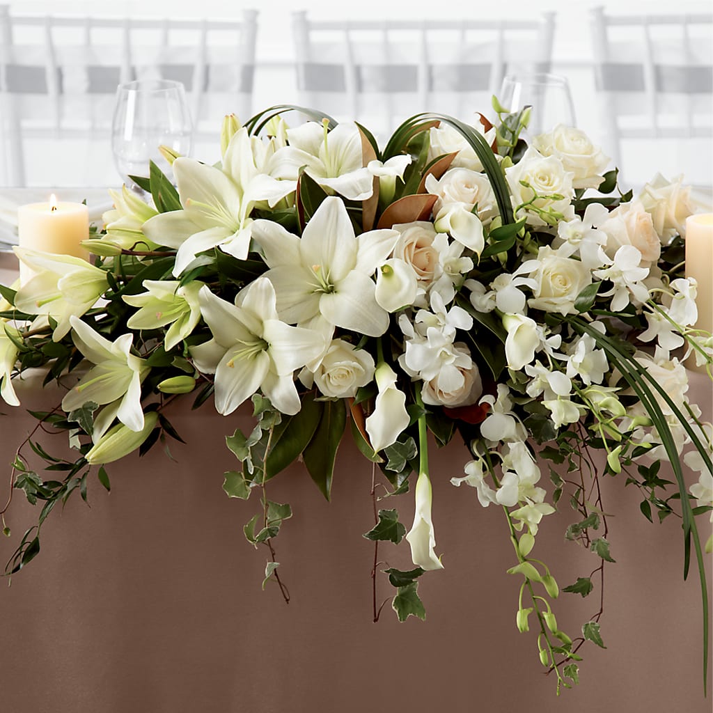 White Linen Arrangement – Flowersdyy, Hendersonville TN