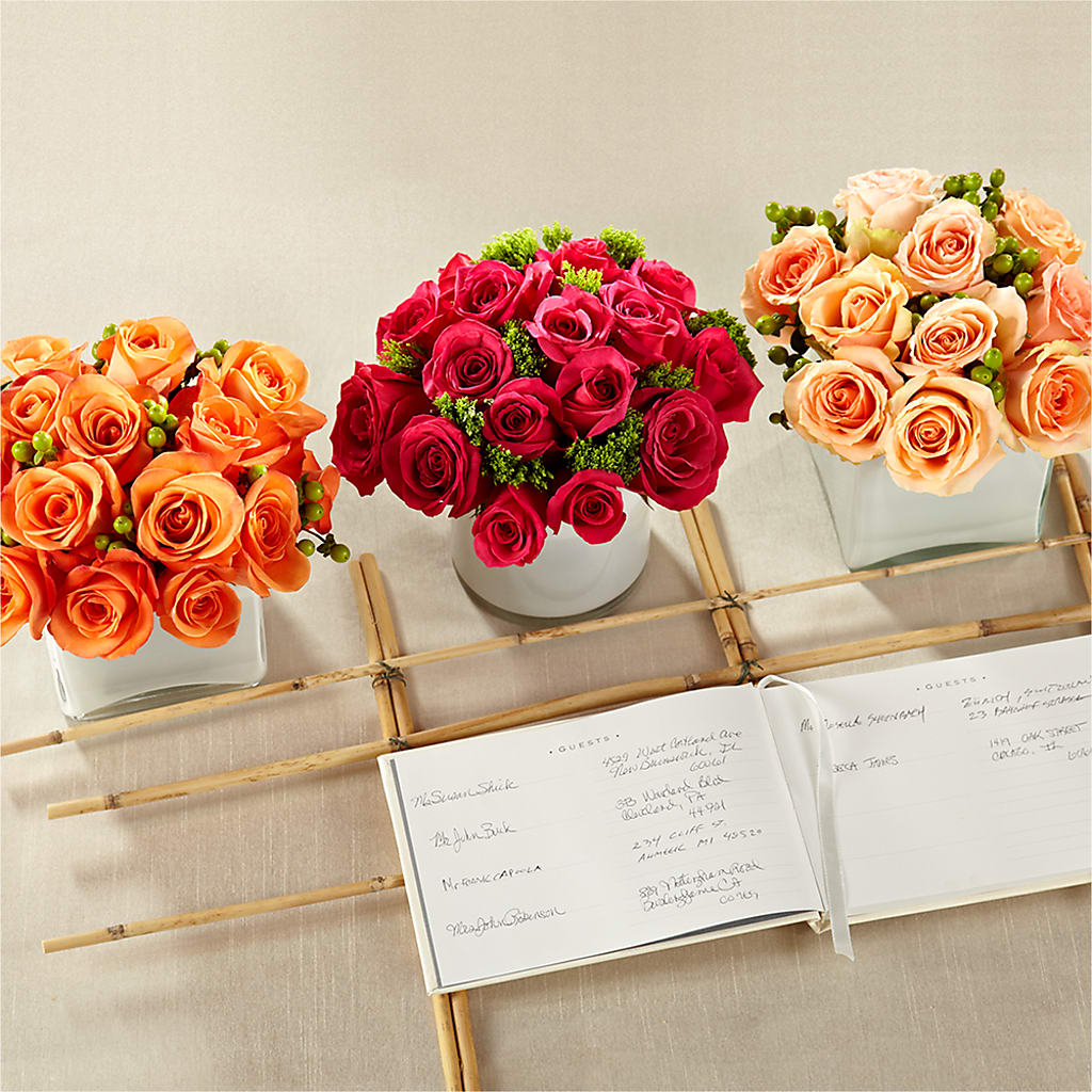 Dawn Rose Centerpiece – Flowersdyy, Hendersonville TN