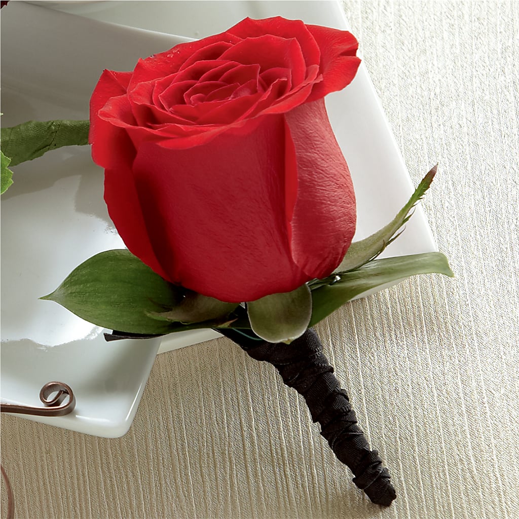 Red Rose Boutonniere – FLOWERSDYY, Hendersonville TN