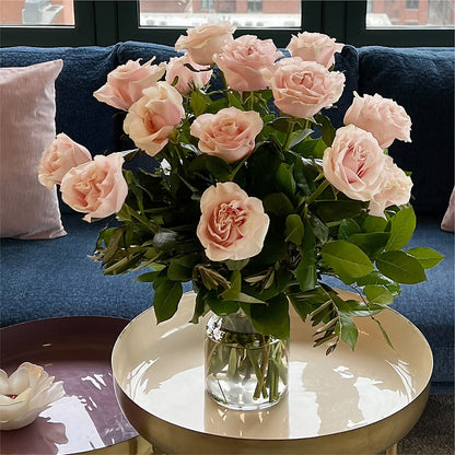 Long Stem Pink Rose Bouquet – FLOWERS D & Y, Hendersonville TN