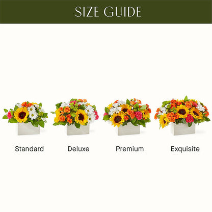 Sun-drenched Blooms Box Bouquet – FLOWERS D & Y, Hendersonville TN