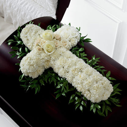 Peaceful Memories Casket Spray (Standard) – FLOWERSDYY, Hendersonville TN