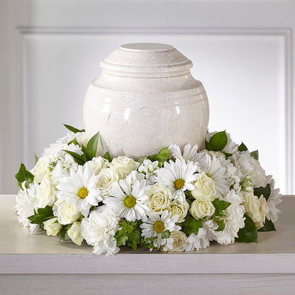 Ivory Gardens Cremation Adornment – FLOWERSDYY, Hendersonville TN