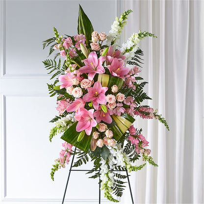 Elegant Embrace Standing Spray – FLOWERSDYY, Hendersonville TN